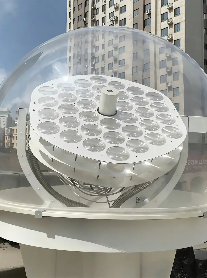 基于光纤导光与聚光系统的追踪精度、光学效率与工程可靠性分析